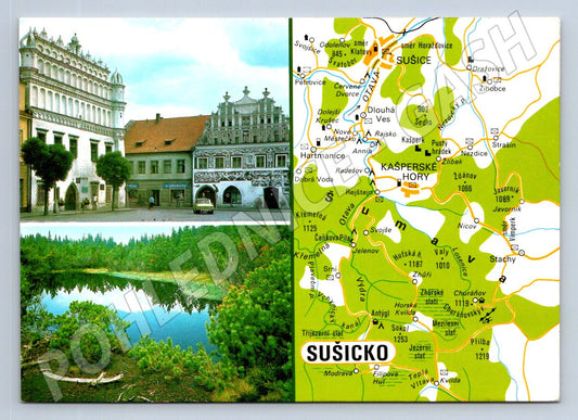 Pohlednice Sušicko Sušice Kašperské Hory Tříjezerní slať (P2045)