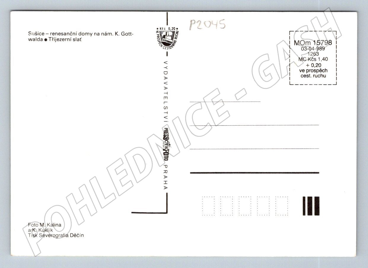 Pohlednice Sušicko Sušice Kašperské Hory Tříjezerní slať (P2045)