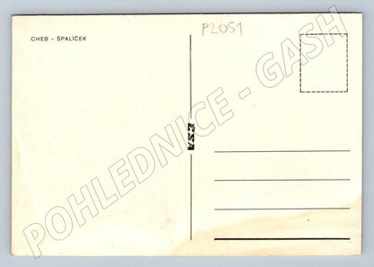 Pohlednice Cheb Špalíček historické domy (P2051)