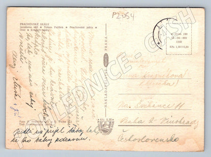Pohlednice Prachovské skály Český ráj (P2054)