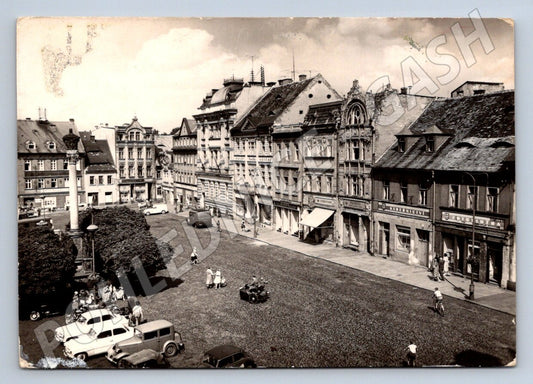 Pohlednice Česká Lípa Mírové náměstí ČSR (P2058)