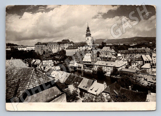 Pohlednice Český Krumlov celkový pohled zámek (P2059)