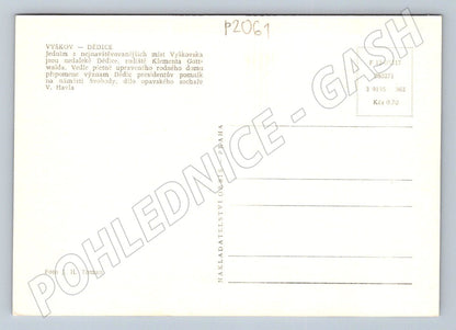 Pohlednice Vyškov Dědice nám Svobody pomník K Gottwalda (P2061)