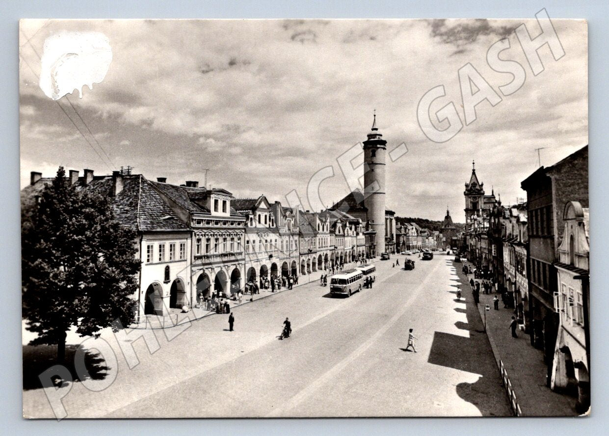 Pohlednice Domažlice historické náměstí (P2063)
