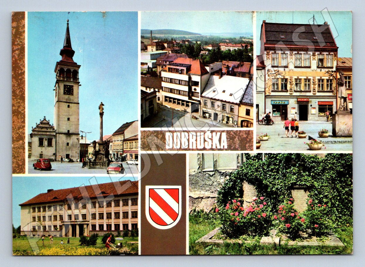 Pohlednice Dobruška více záběrů PP 70 léta (P2086)