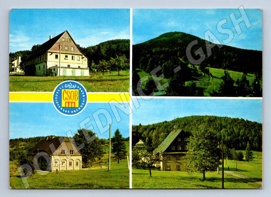 Pohlednice Jiřetín pod Jedlovou rekreační středisko ČSOB (P2087)