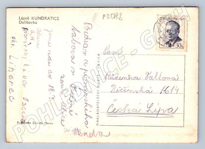 Pohlednice Lázně Kundratice Daliborka (P2088)