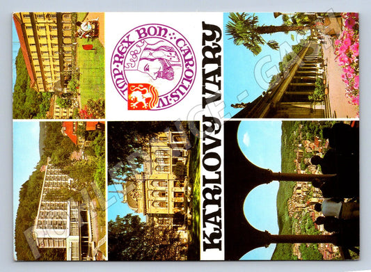 Pohlednice Karlovy Vary více záběrů PP 1975 (P2091)