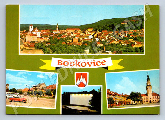 Pohlednice Boskovice více záběrů ČSR (P2094)