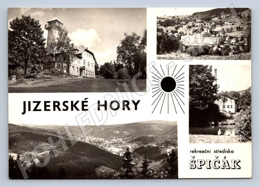 Pohlednice Jizerské hory Špičák rekreační středisko (P2095)