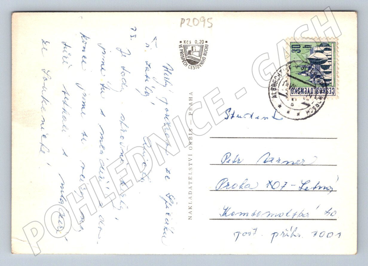 Pohlednice Jizerské hory Špičák rekreační středisko (P2095)
