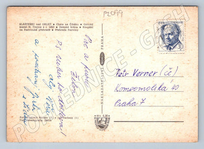 Pohlednice Klášterec Čihák Orlické hory PP (P2099)