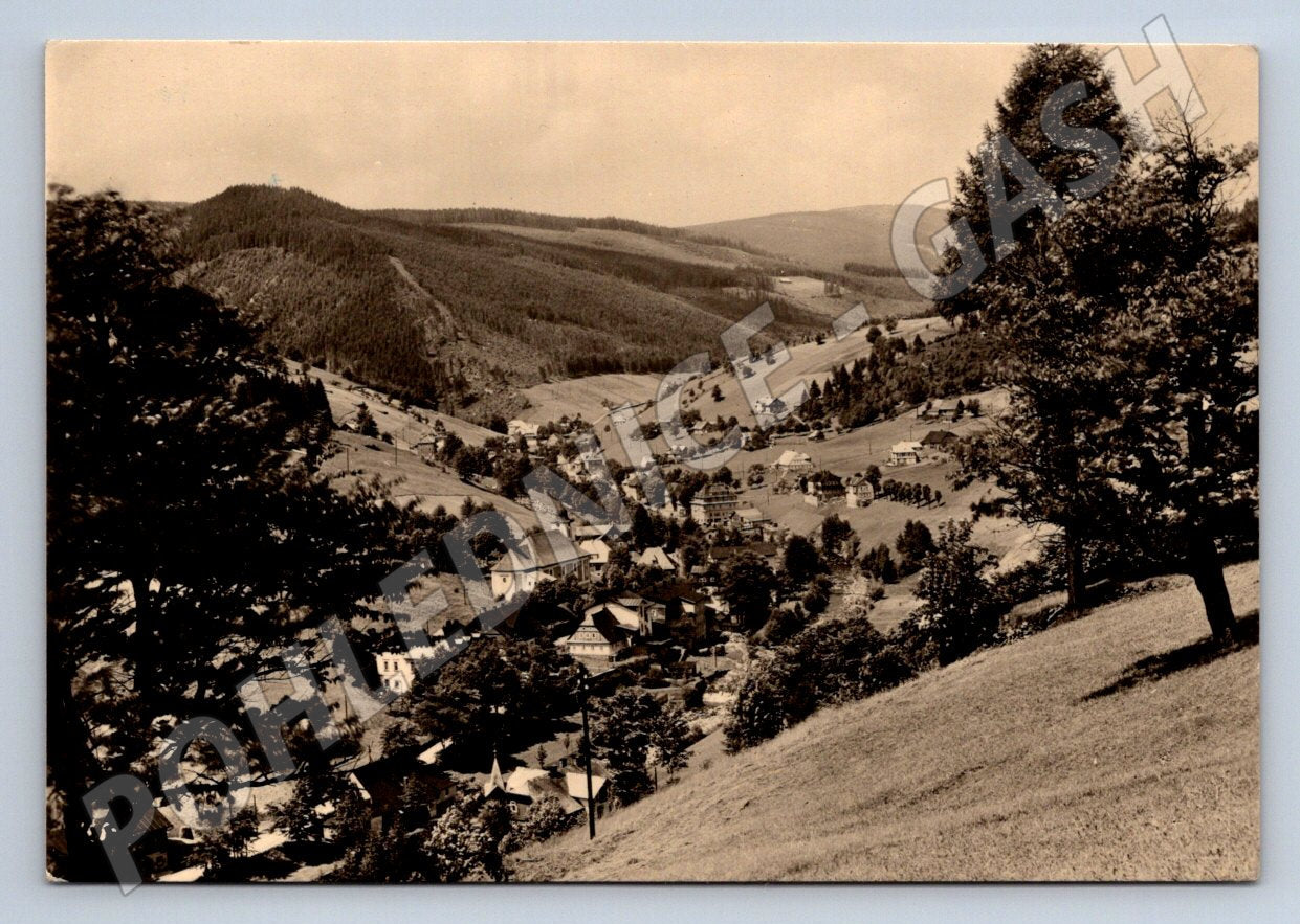 Pohlednice Krkonoše Velká Úpa motiv hor (P2114)