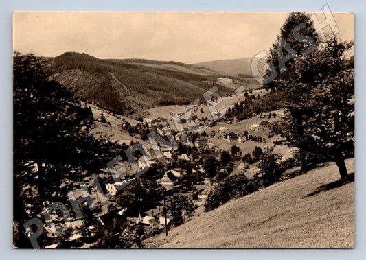 Pohlednice Krkonoše Velká Úpa motiv hor (P2114)
