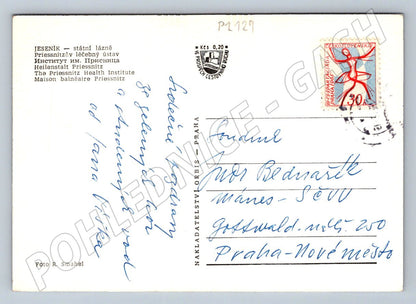 Pohlednice Jeseník Priessnitzův léčebný ústav (P2129)