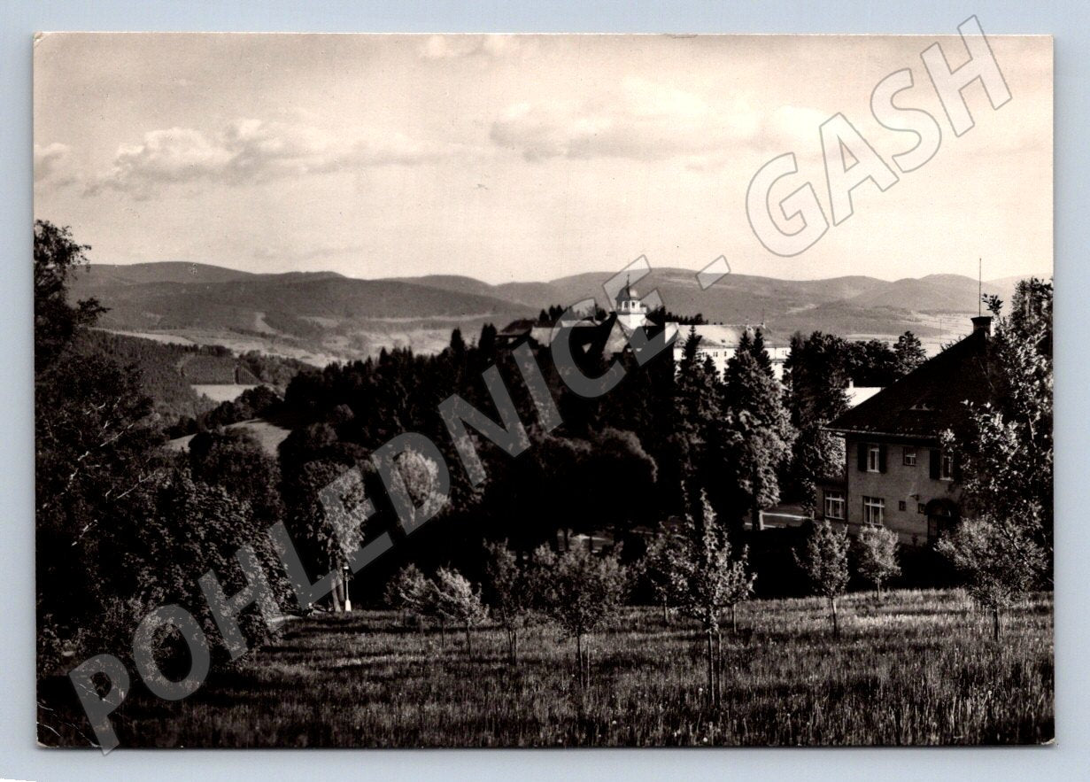 Pohlednice Lázně Jeseník Orbis Praha malý formát 1960 (P2131)