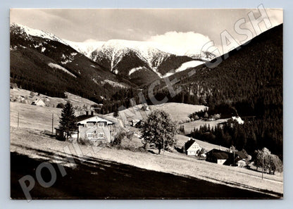 Pohlednice Krkonoše Špindlerův Mlýn Kozí hřbety Železná (P2138)