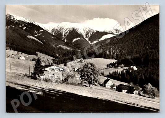 Pohlednice Krkonoše Špindlerův Mlýn Kozí hřbety Železná (P2138)