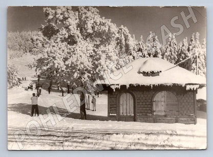 Pohlednice Jeseníky Červenohorské sedlo zimní ČSR (P2143)