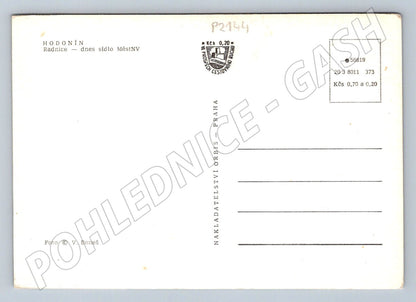Pohlednice Hodonín radnice Orbis velký formát čistá (P2144)