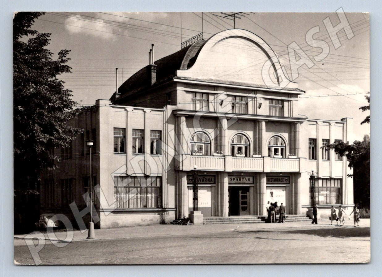 Pohlednice Chlumec nad Cidlinou Sokolovna raz zn (P2150)