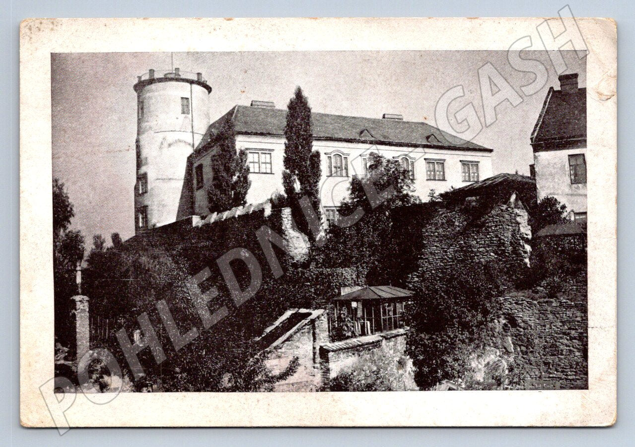 Pohlednice Přerov zámek ČB (P2152)
