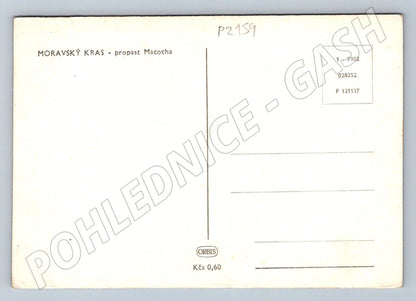 Pohlednice Moravský kras propast Macocha (P2159)