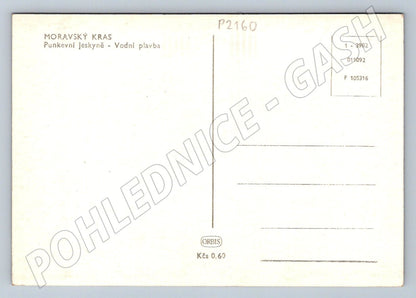 Pohlednice Punkevní jeskyně vodní plavba Moravský kras (P2160)