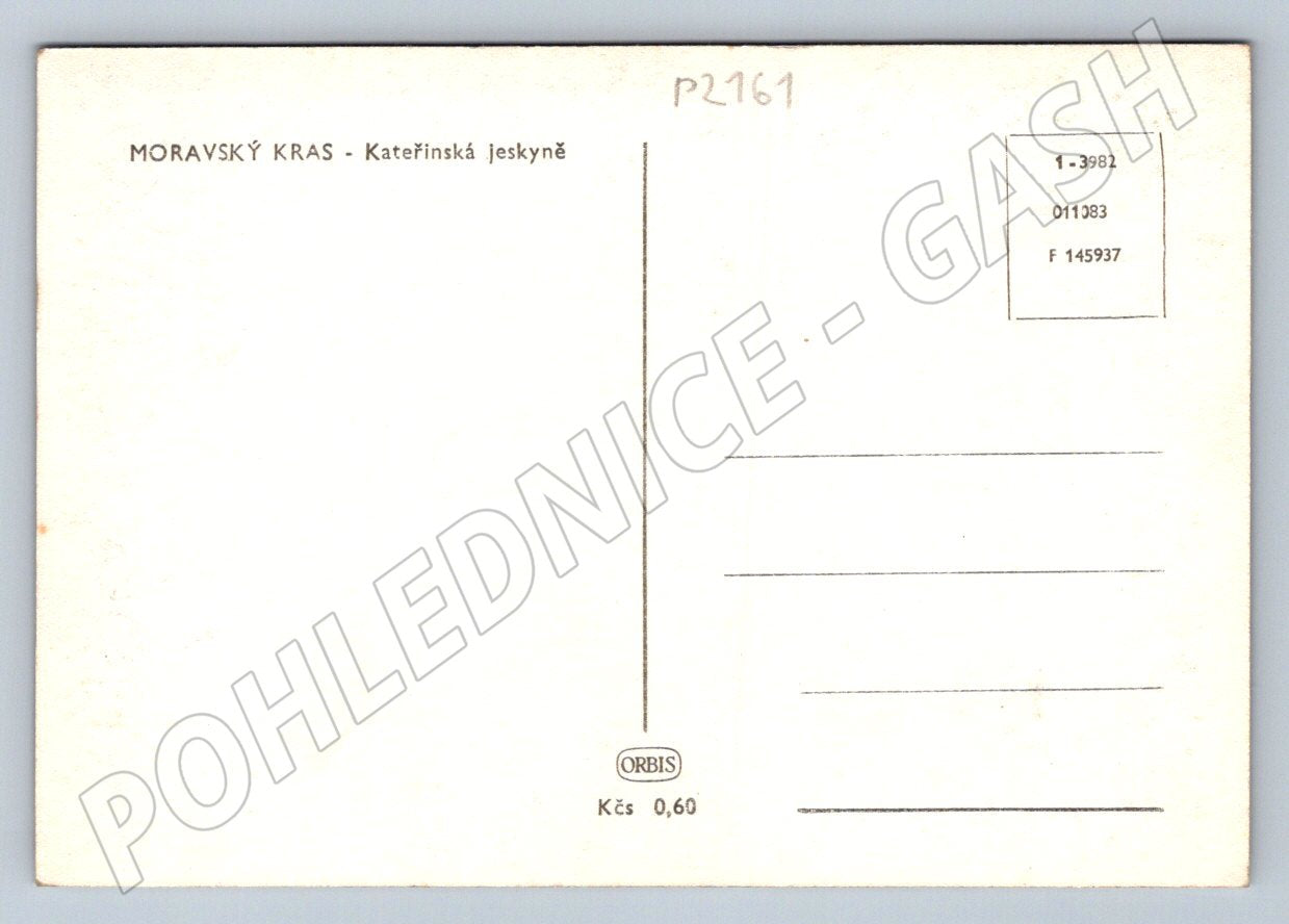 Pohlednice Moravský kras Kateřinská jeskyně (P2161)