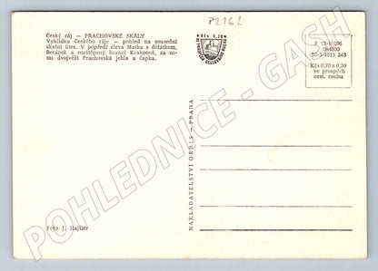 Pohlednice Český ráj Prachovské skály vyhlídka J Hajfler (P2162)