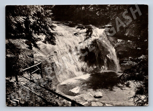 Pohlednice Krkonoše Harrachov vodopád Mumlavy Orbis Praha PP (P2165)