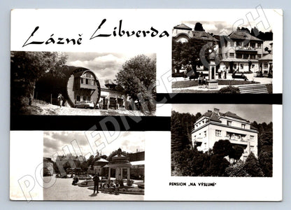 Pohlednice Lázně Libverda koláž ČR (P2171)