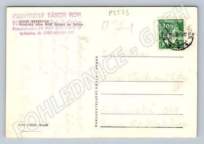 Pohlednice Pionýrský tábor ROH Dolní Kralovice 1965 (P2173)