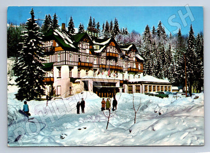 Pohlednice Špindlerův Mlýn Hotel Savoy zimní ČSR (P2181)