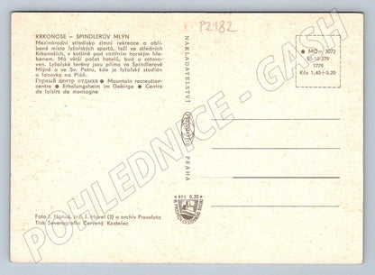 Pohlednice Špindlerův Mlýn zimní více záběrů (P2182)
