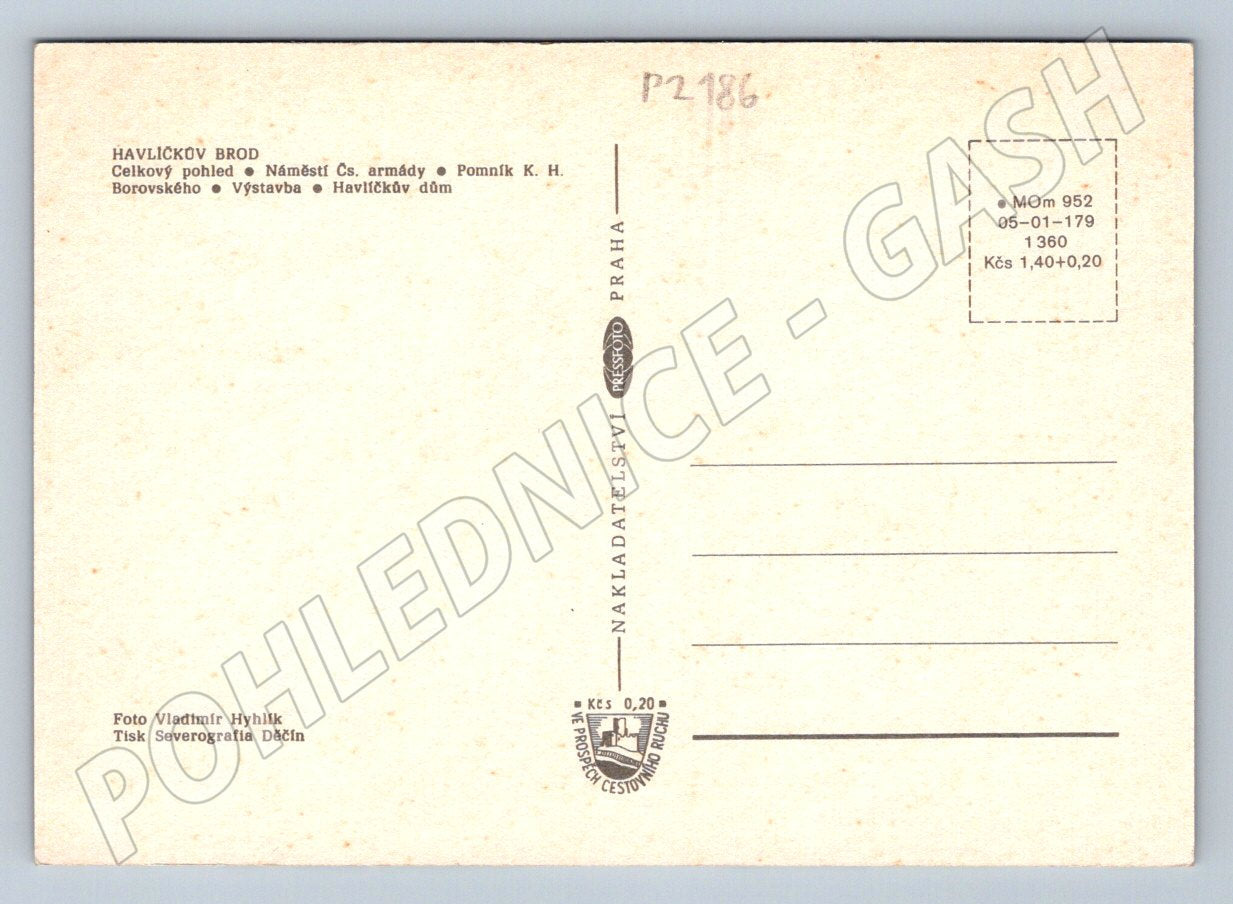 Pohlednice Havlíčkův Brod více pohledů (P2186)