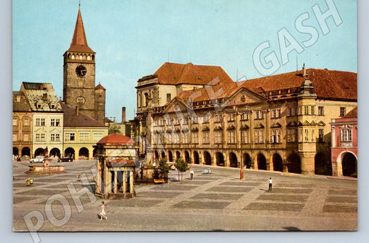 Pohlednice Jičín historické náměstí malý formát (P2190)