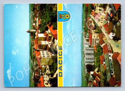 Pohlednice Dačice velkoformátová 1981 ČSSR (P2195)