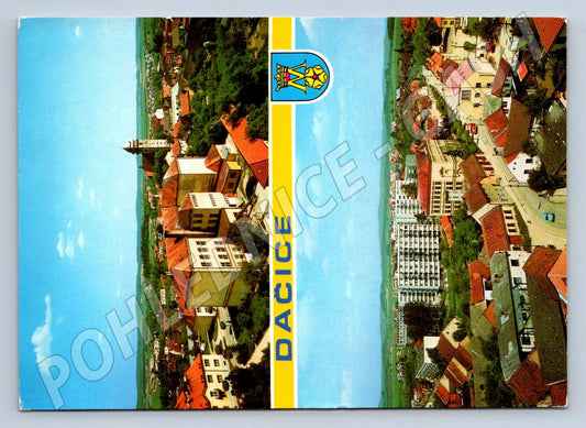 Pohlednice Dačice velkoformátová 1981 ČSSR (P2195)