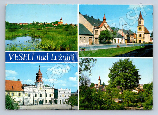 Pohlednice Veselí nad Lužnicí 70 léta zn raz (P2198)