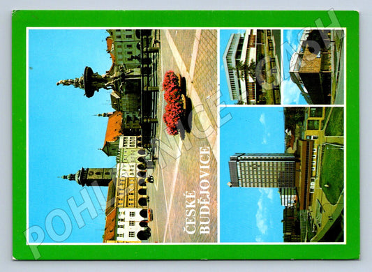 Pohlednice České Budějovice koláž PP 1981 (P2200)
