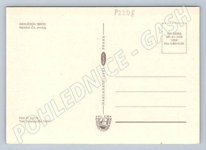 Pohlednice Havlíčkův Brod Náměstí Čs armády (P2208)