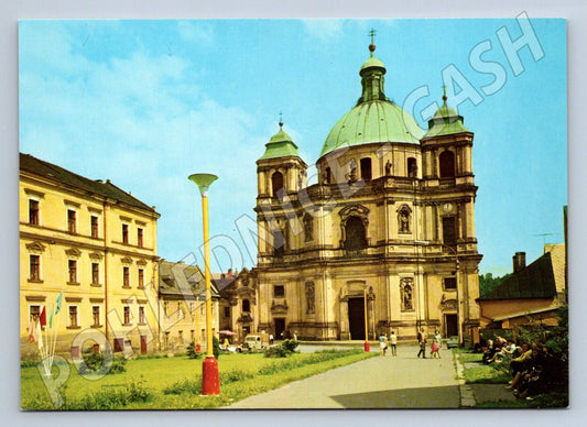 Pohlednice Jablonné v Podještědí barokní chrám (P2212)