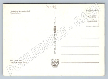 Pohlednice Jablonné v Podještědí barokní chrám (P2212)