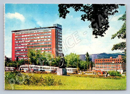 Postcard Zlín Svit 75 years of shoemaking Orbis Prague (P2229)