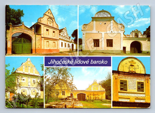 Pohlednice Jihočeské lidové baroko PP velký formát (P2232)