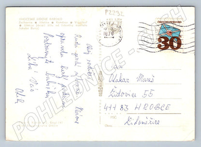 Pohlednice Jihočeské lidové baroko PP velký formát (P2232)