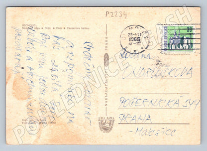 Pohlednice Olomouc historická koláž 1968 PP (P2234)