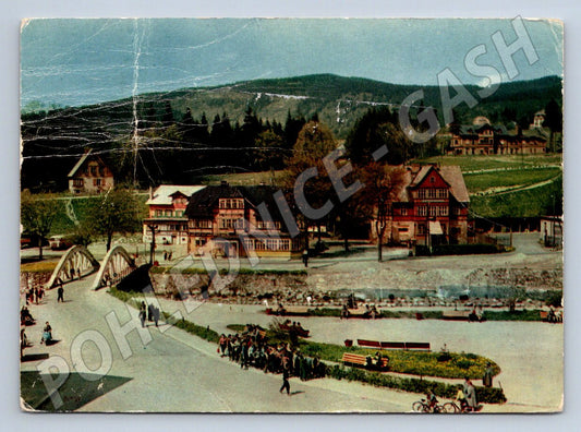 Pohlednice Špindlerův Mlýn Krkonoše malý formát (P2238)