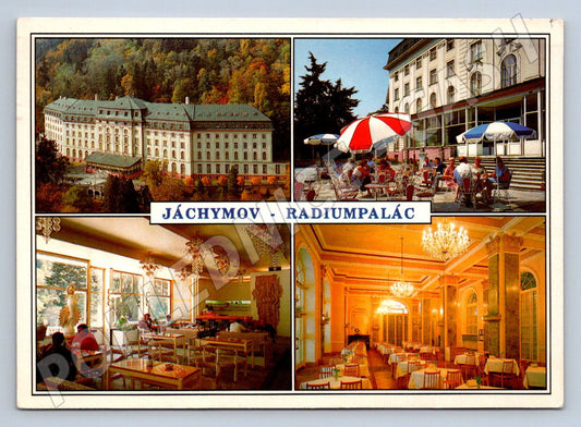 Pohlednice Jáchymov Radium Palác 1992 (P2245)